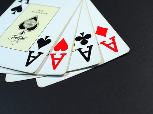 Winning hand.