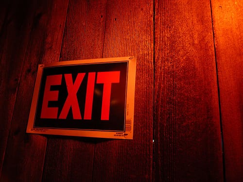 vision to exit